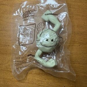 Pokemon 2001 kelloggs vintage nintendo Geodude Toy NEW